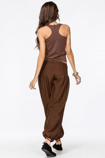 Однотонная майка Шоколад