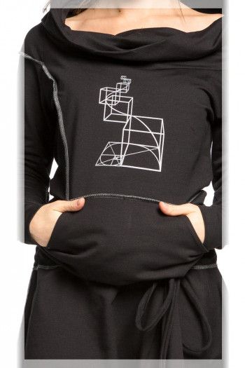 Дизайнерское платье Золотое сечение