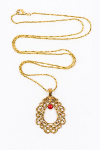 Кулон с камнем Сердце брахмана