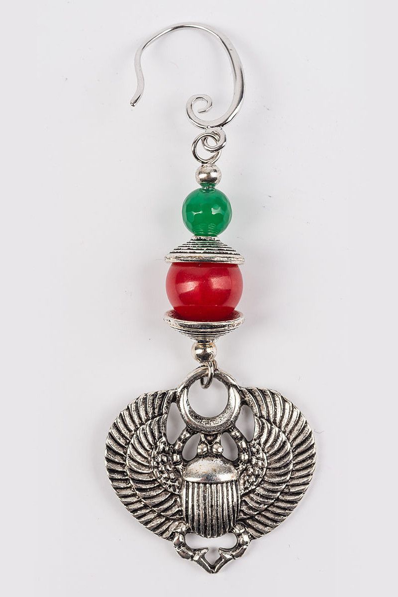 Серьги с кораллом Тахини