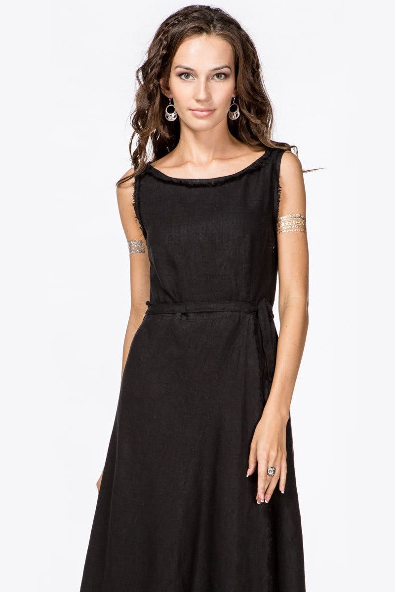 Платье длинное Черные паруса