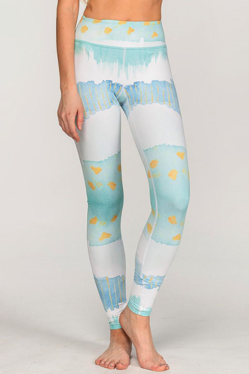 Леггинсы Золото океана