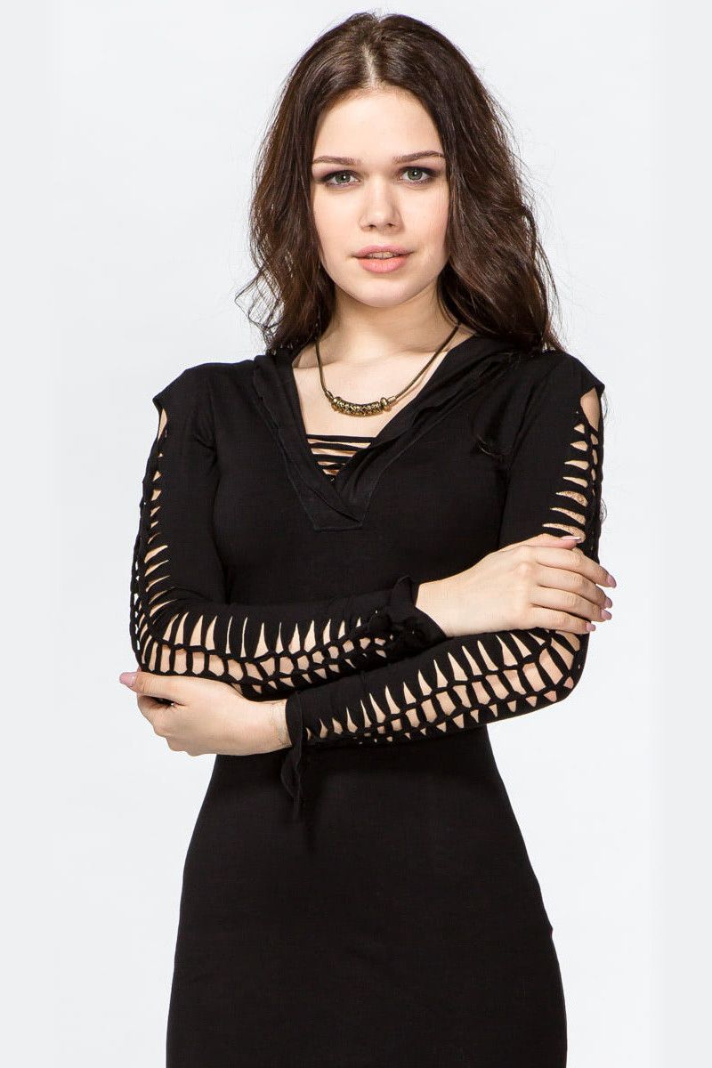 Платье Вороное перо