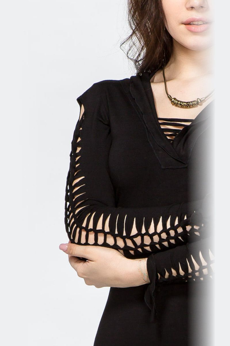 Платье Вороное перо