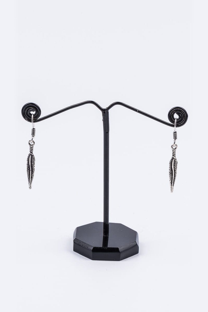 Серьги листья Стрелолист