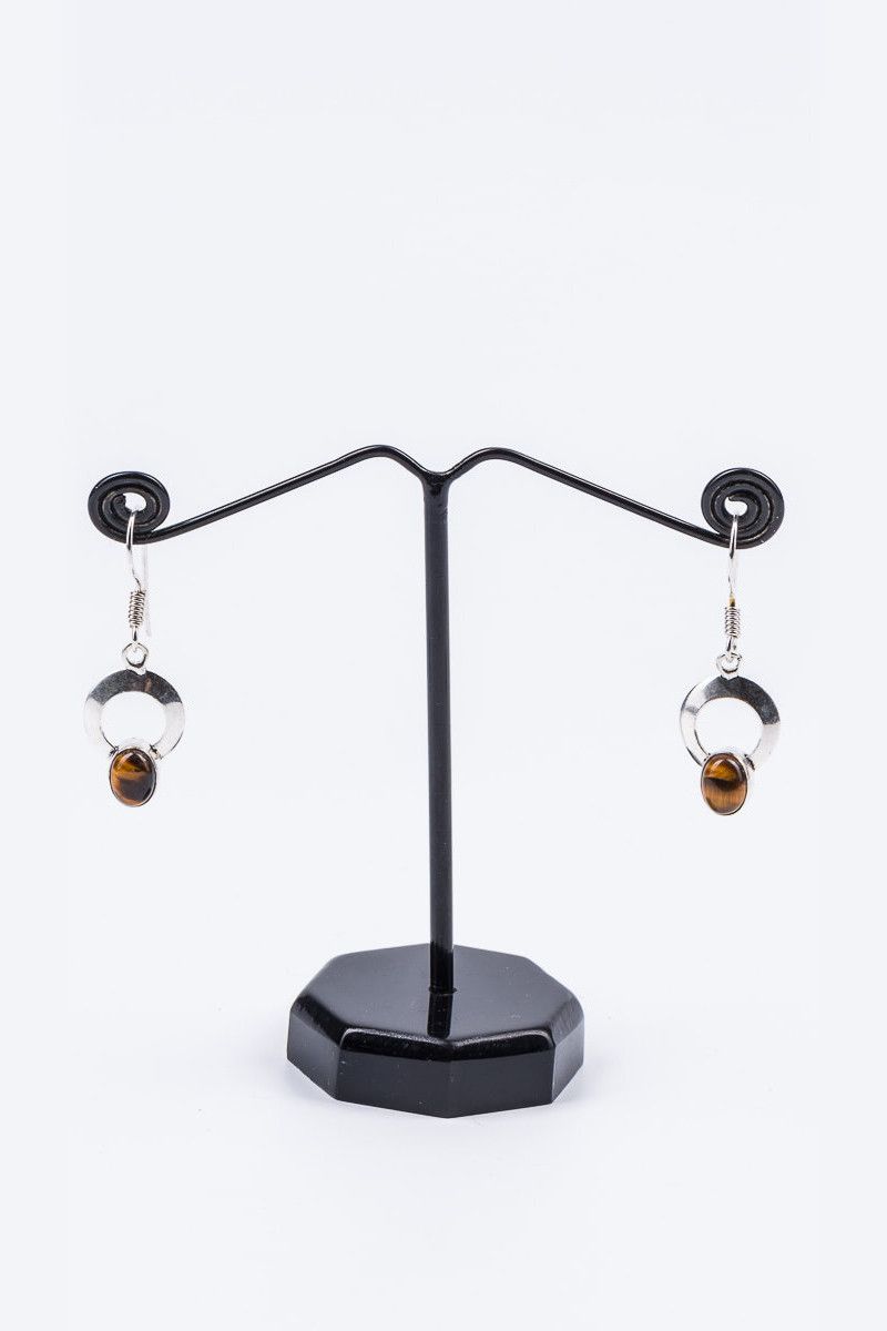 Серьги с камнями Агарта