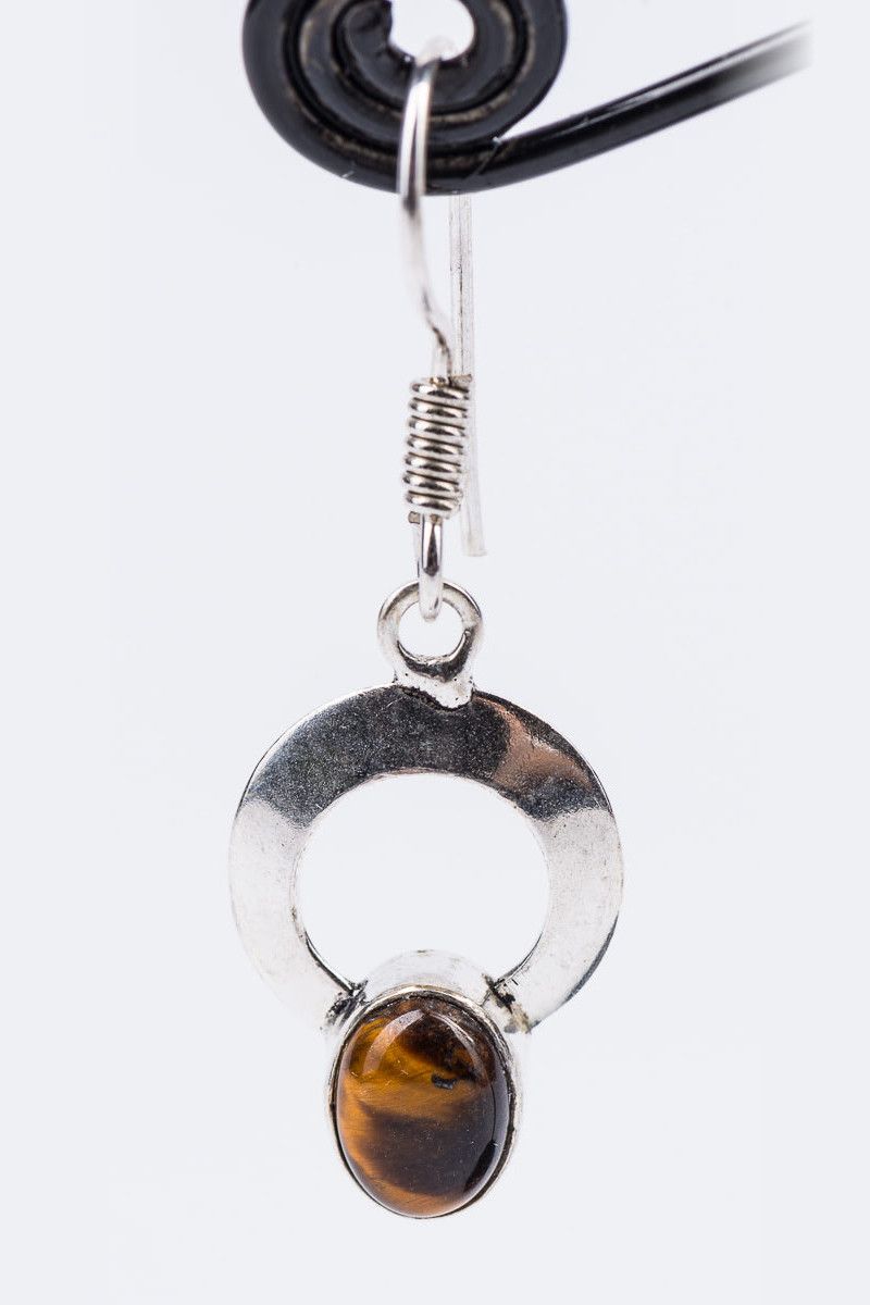 Серьги с камнями Агарта