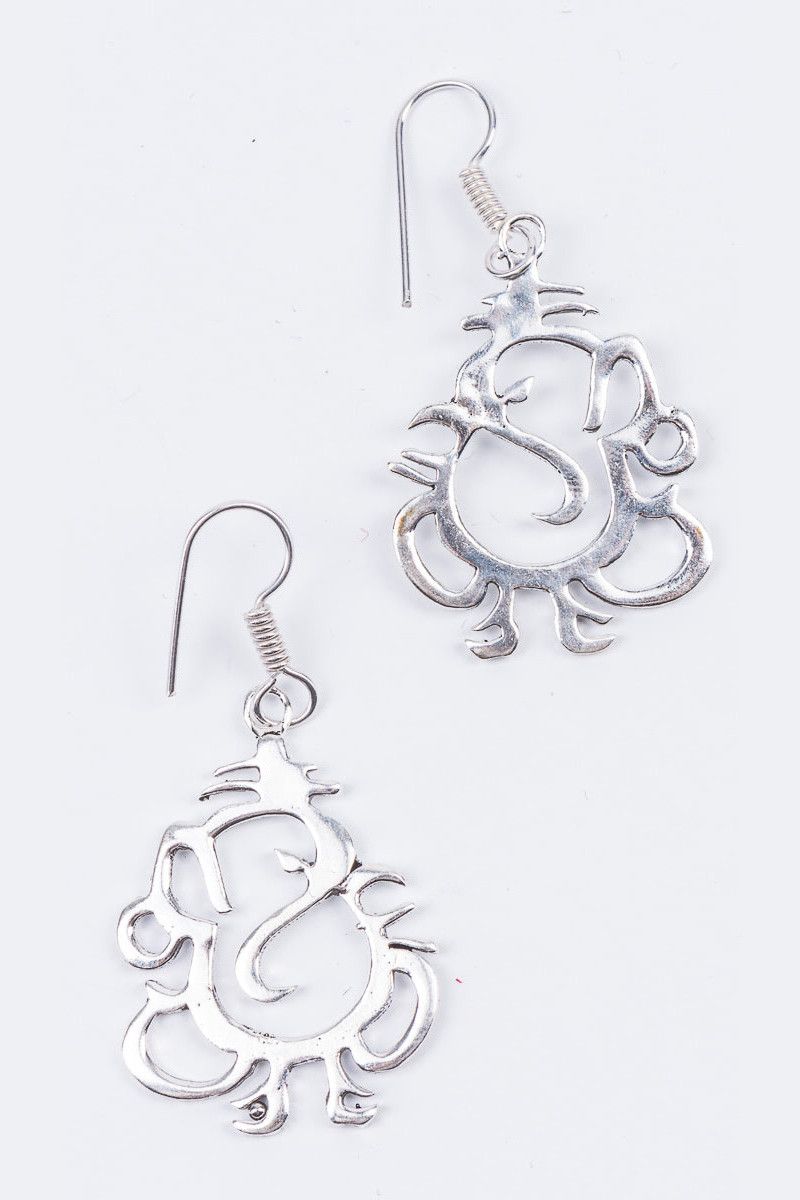 Серьги со слоном Думбай