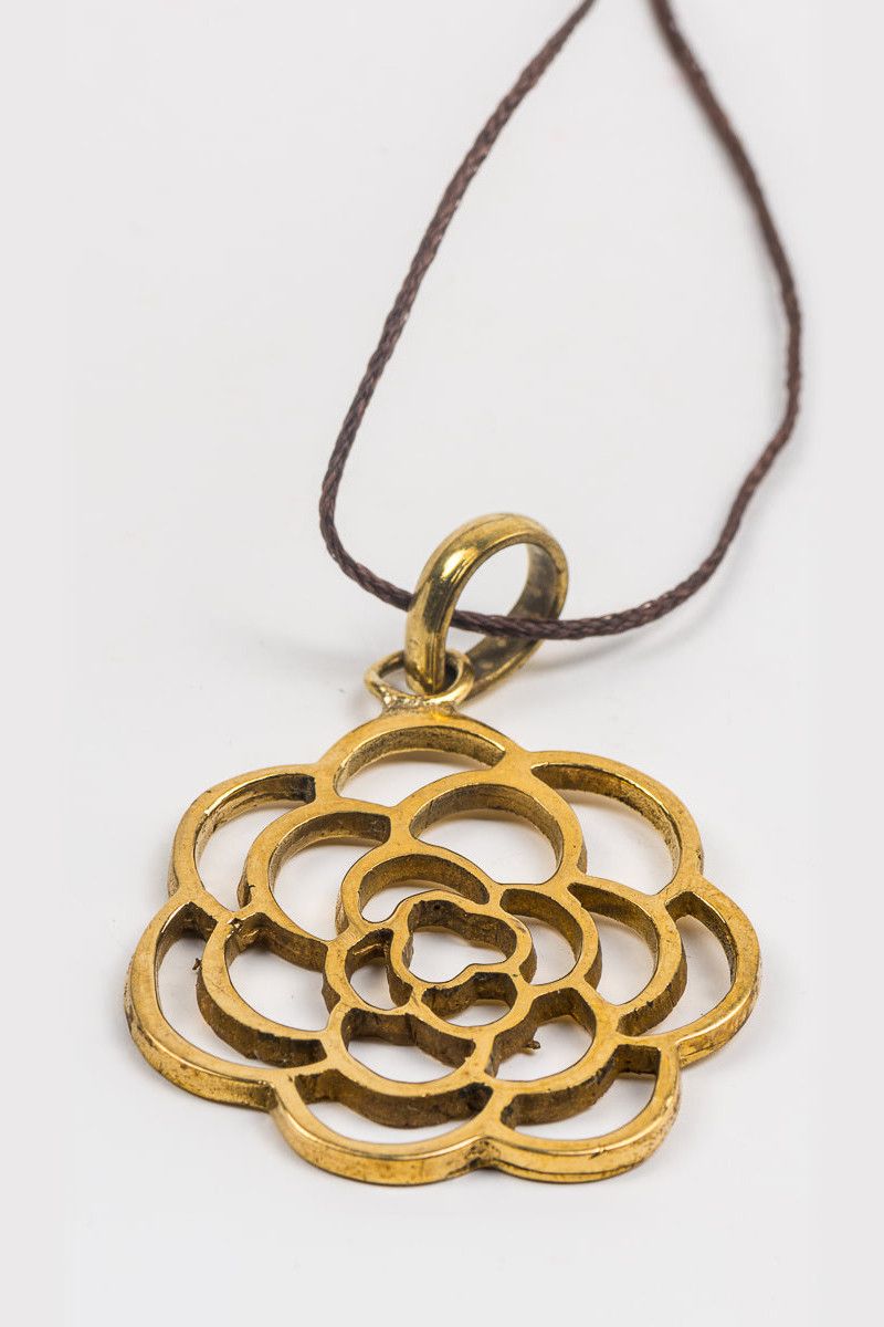 Кулон Чайная роза