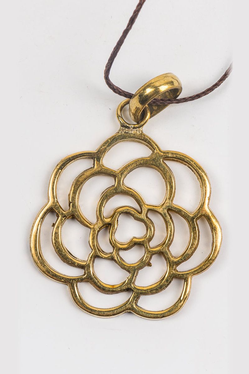 Кулон Чайная роза