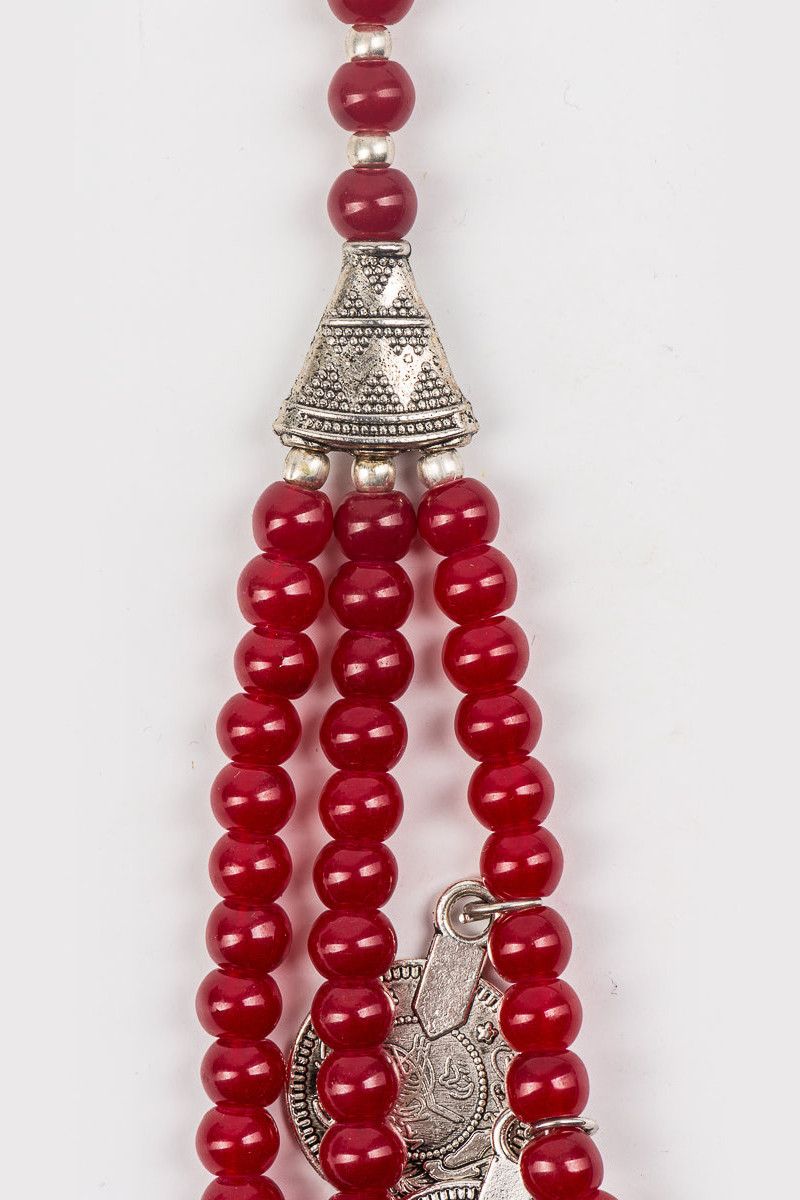 Бусы с монетами Искушение серебром