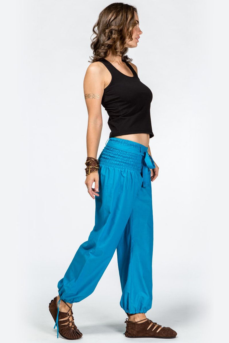 Голубые штаны на завязках Карамбола