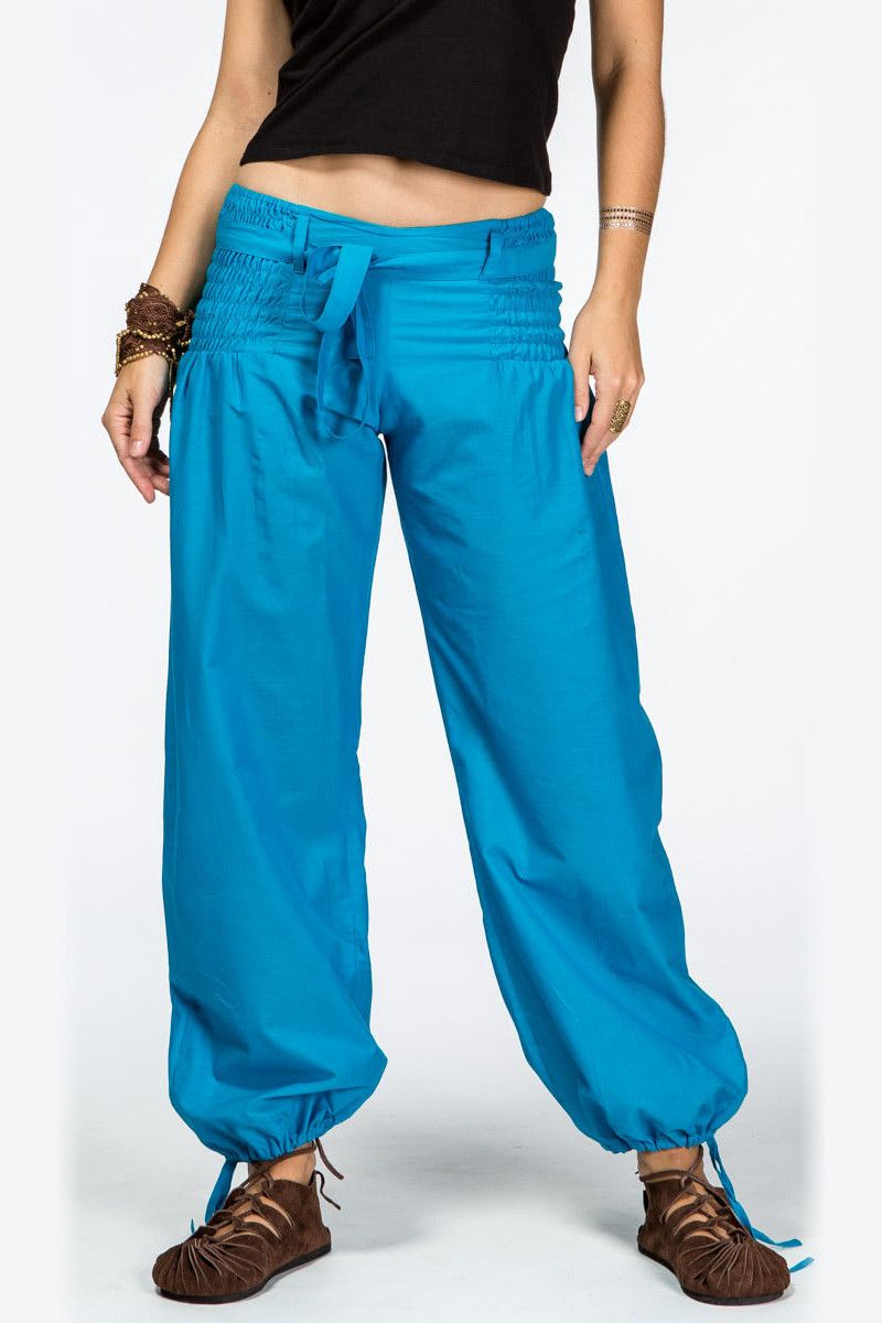 Голубые штаны на завязках Карамбола