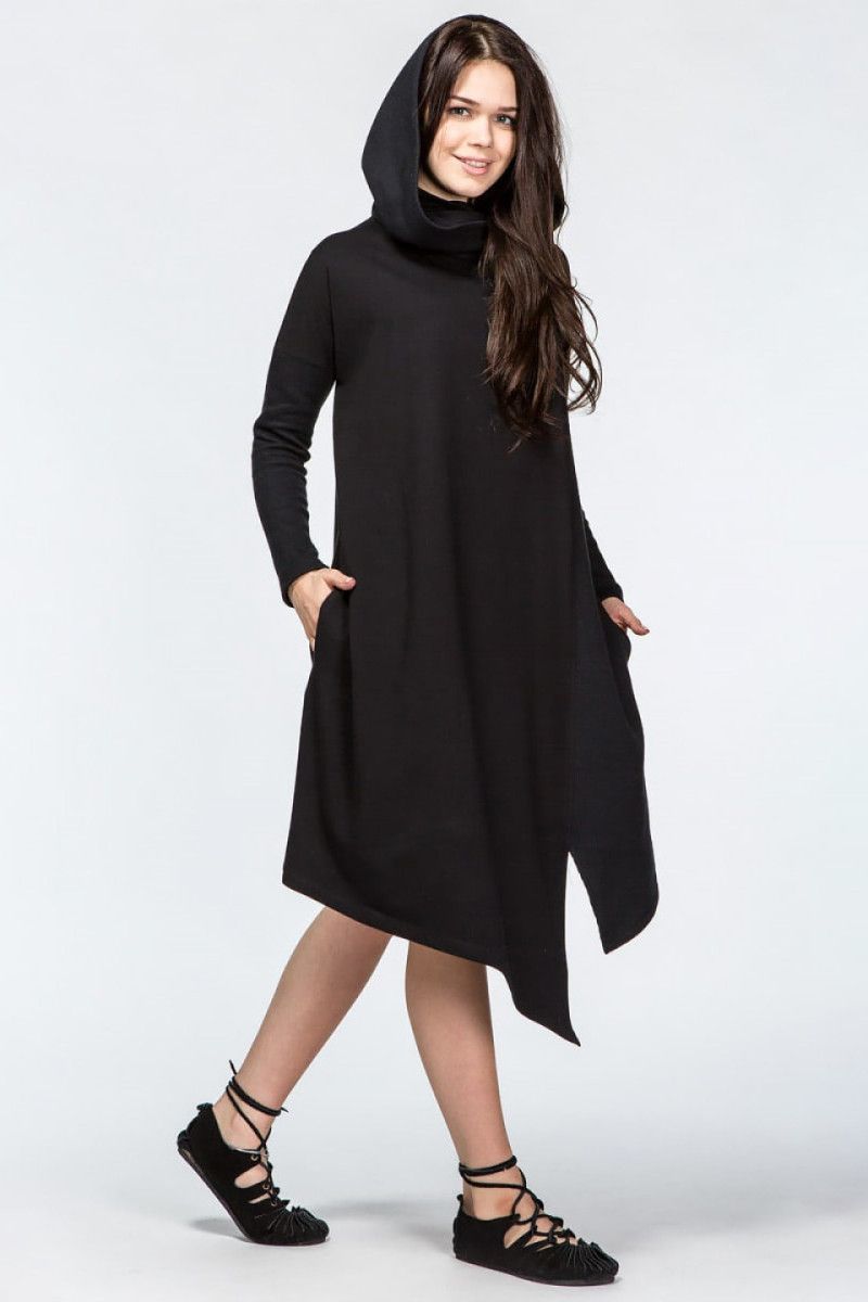 Платье с капюшоном Свифт