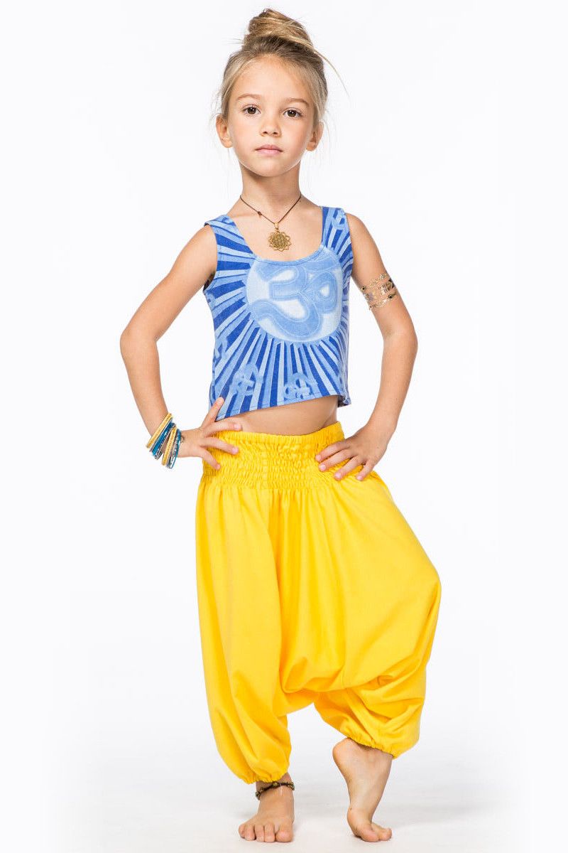 Шаровары жёлтые детские Пуэрто