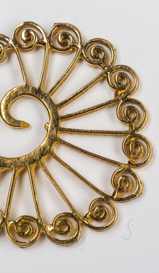 Серьги латунные Синдарам