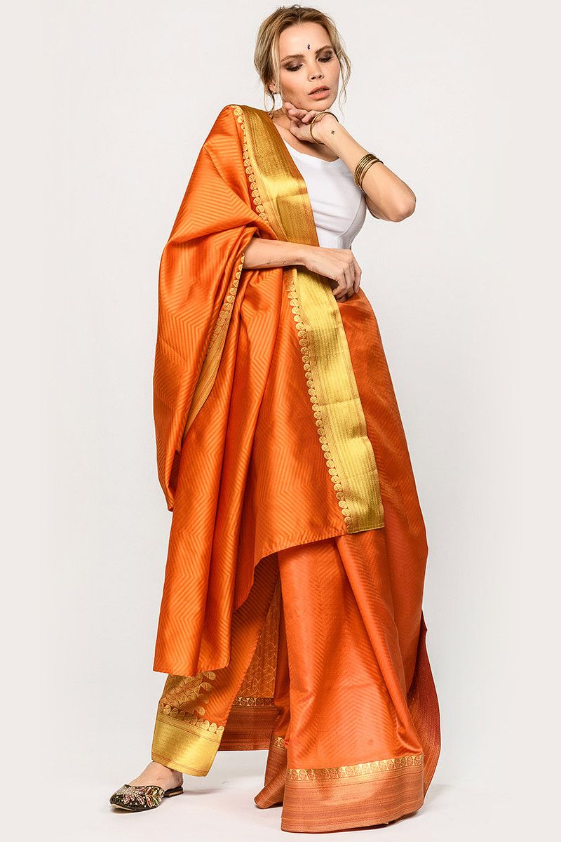 Сари шифоновое Абанда