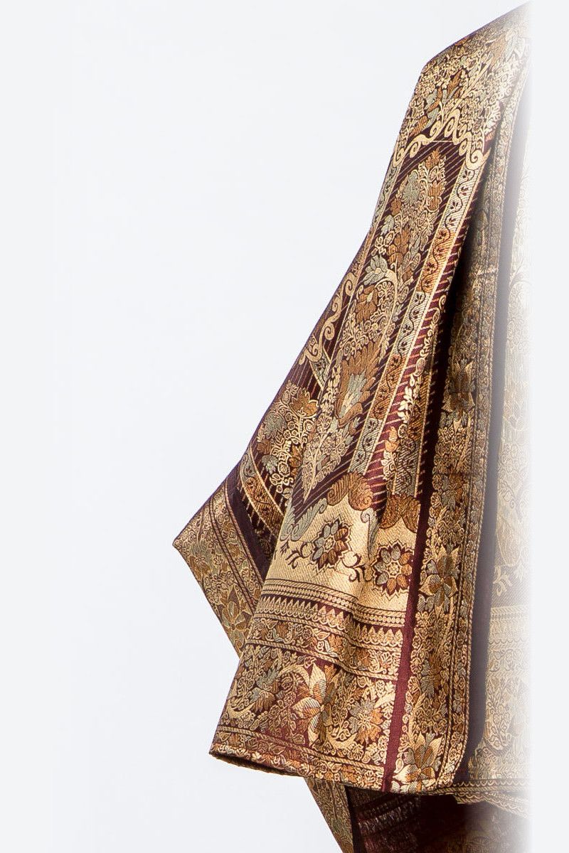 Сари лиловое Аравинда