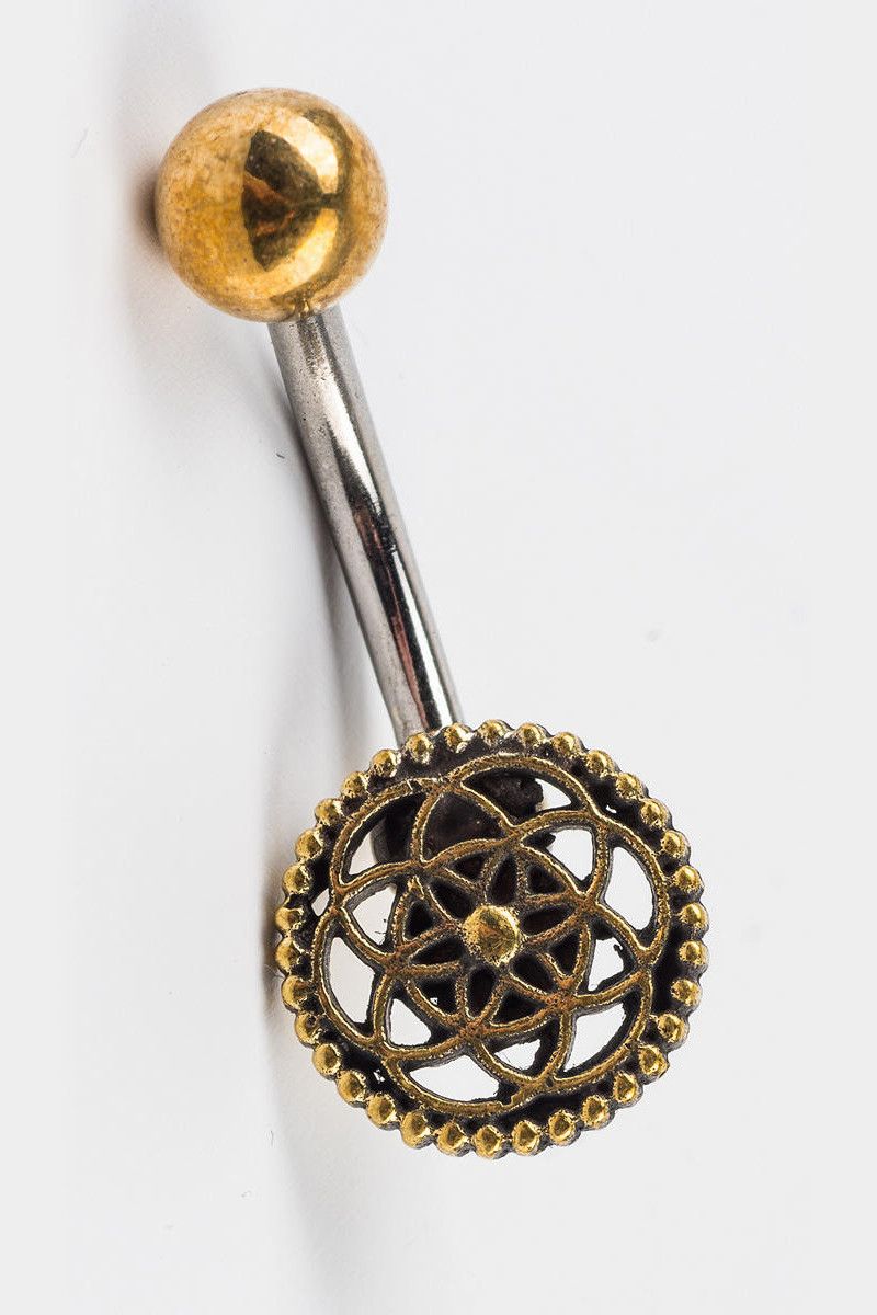 Сережка в пупок Теккади