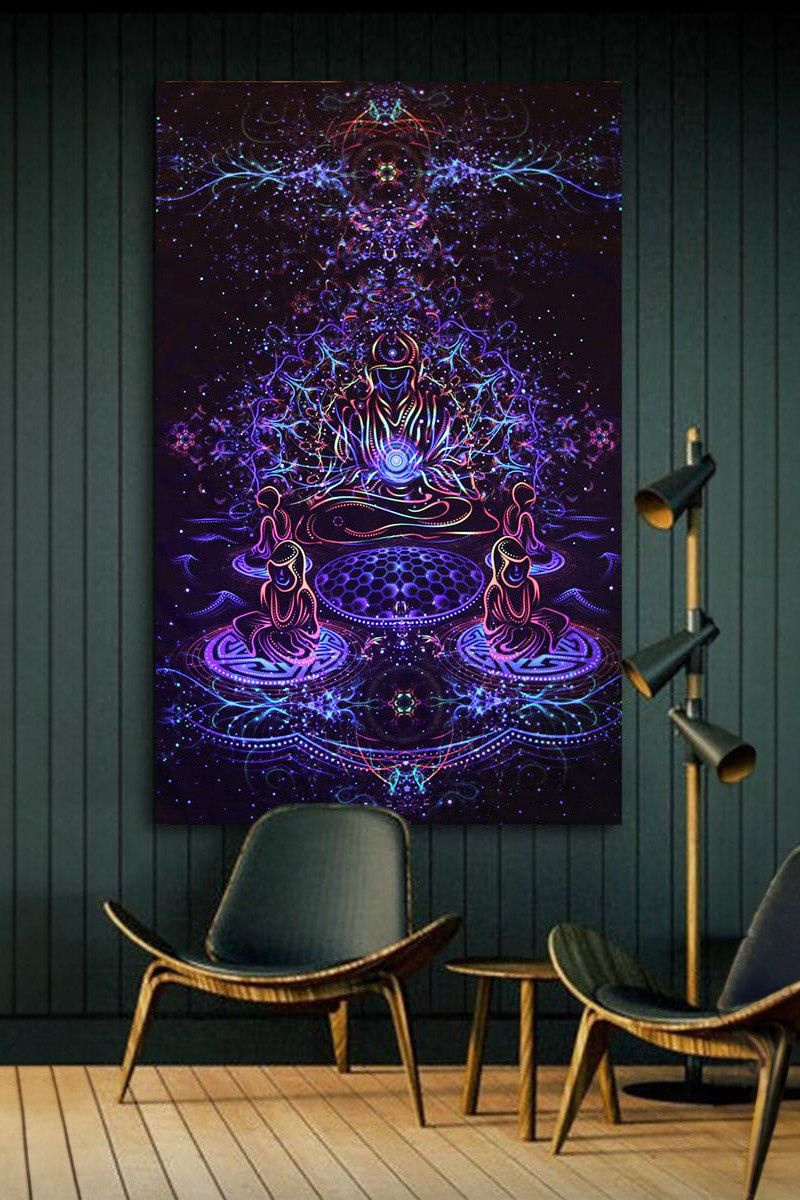 Настенное декоративное флуоресцентное полотно