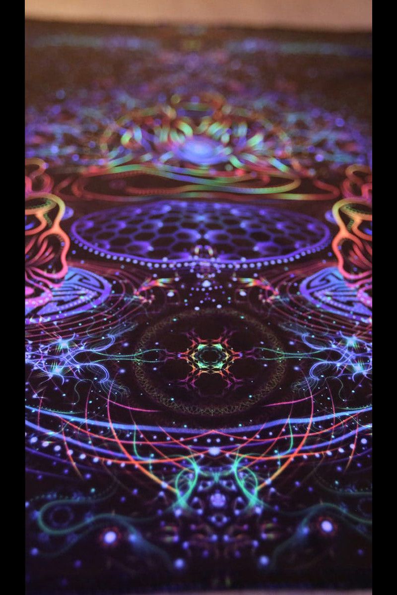 Настенное декоративное флуоресцентное полотно