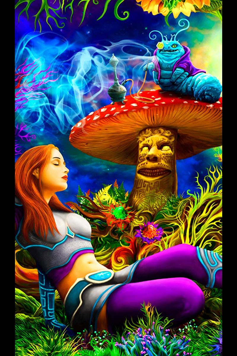 Флюрное транс полотно «Alice Psy»