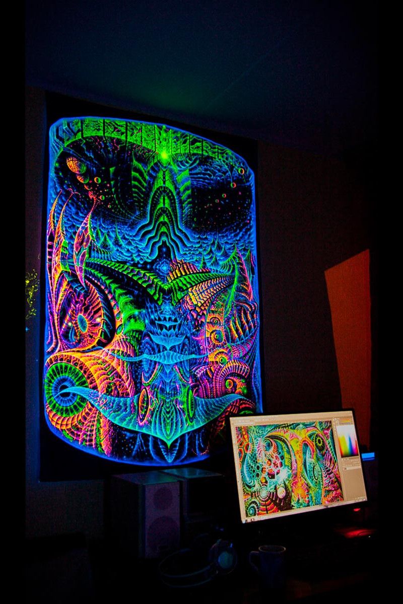 Психоделический гобелен «Searching Myself»