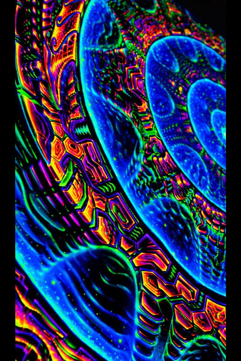 Настенный триповый арт декор «Infinity Levels»