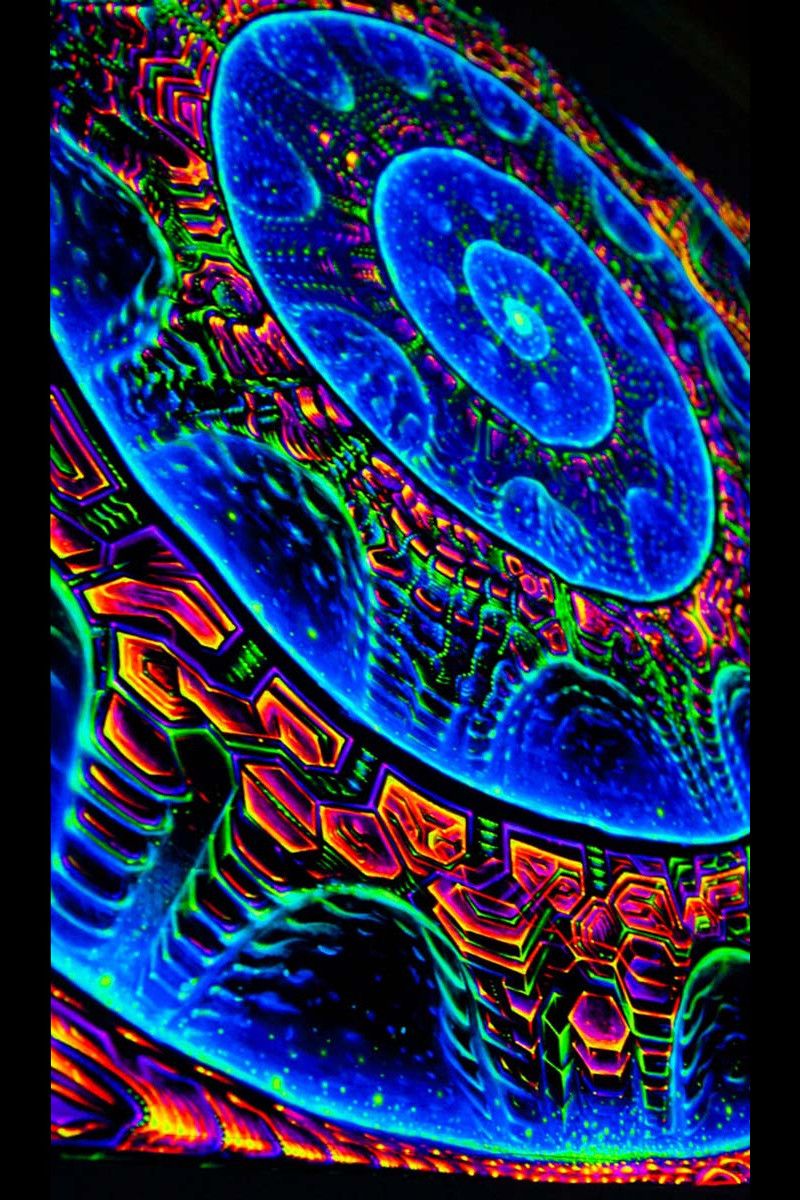 Настенный триповый арт декор «Infinity Levels»