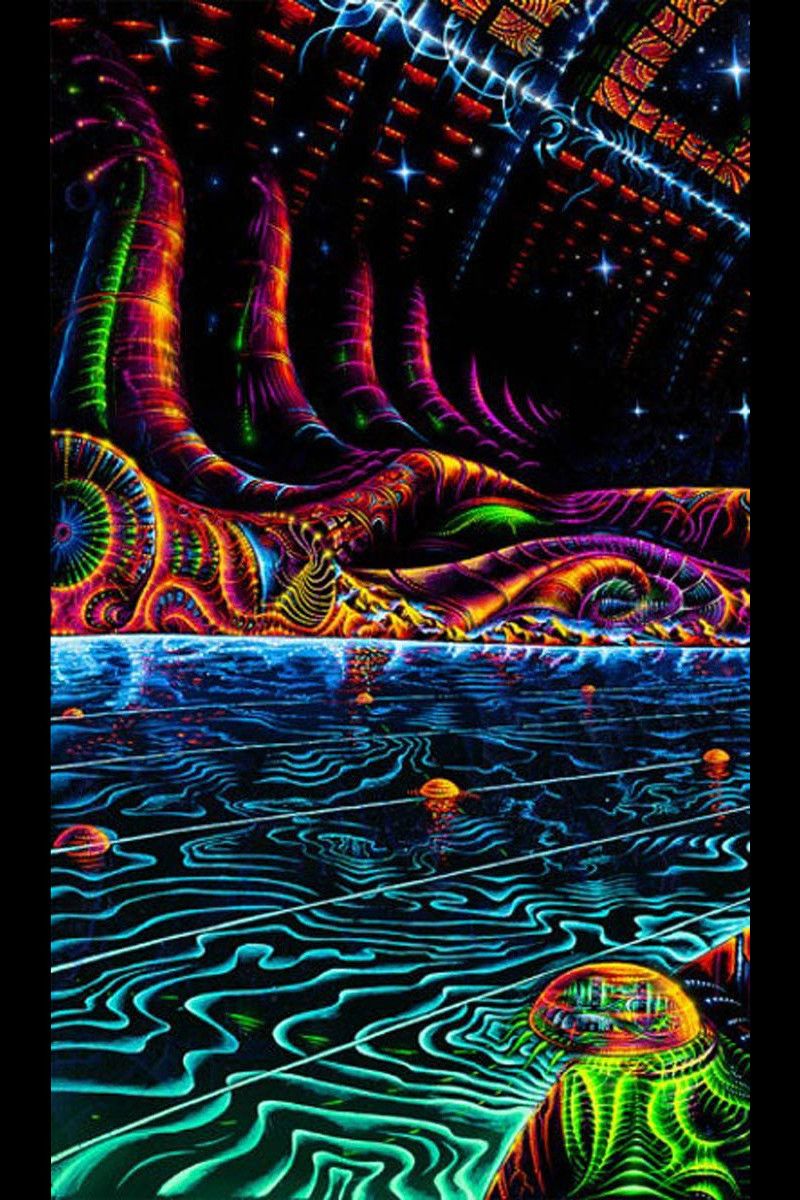 Флуоресцентный космический фон «Terraforming»