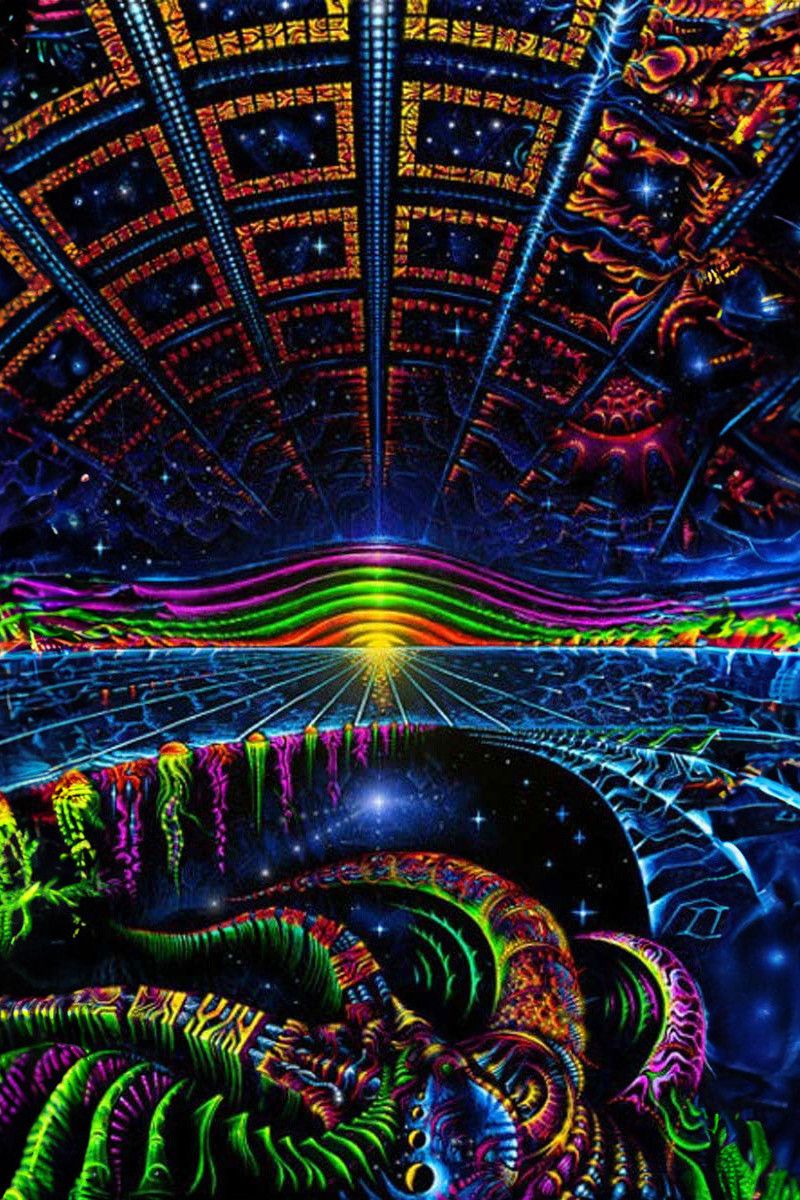 Флуоресцентный космический фон «Terraforming»