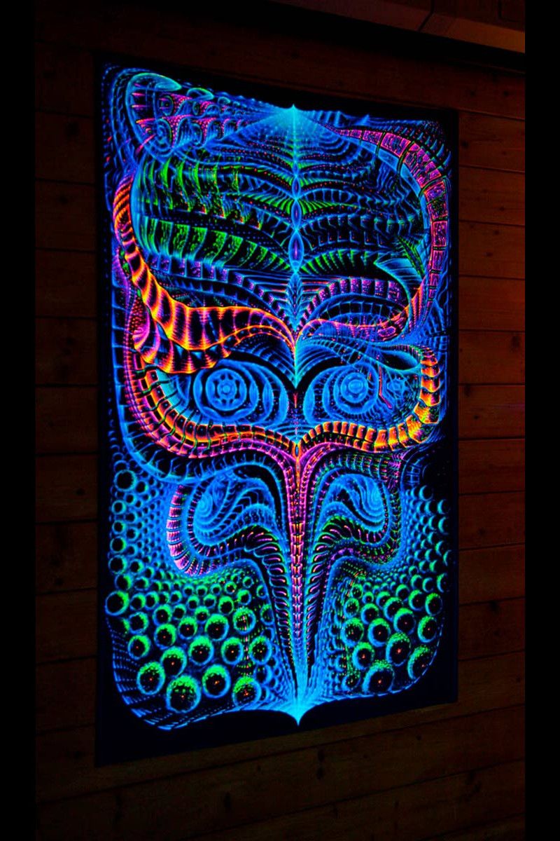 Визионерский психоделический гобелен «BasicBioLogic»