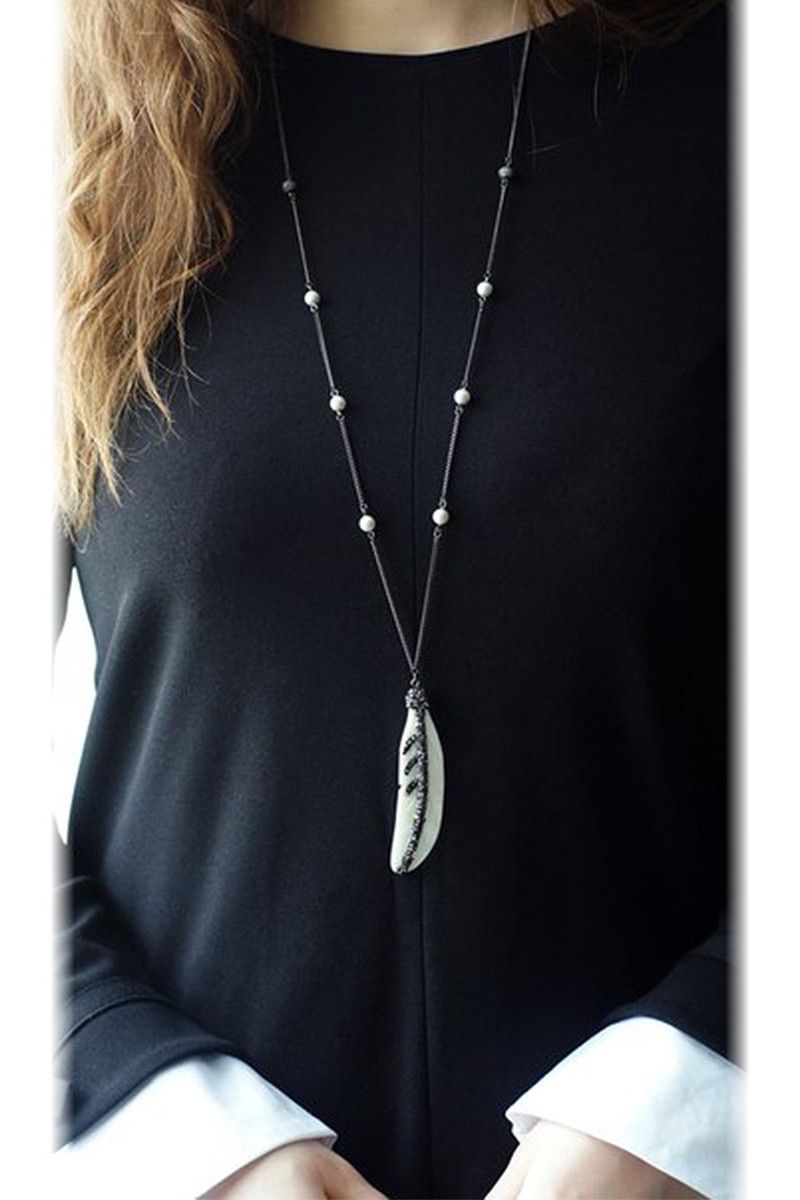 Длинная подвеска Перо