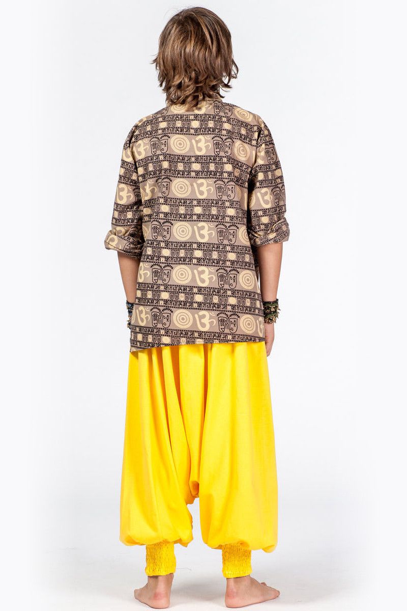 Жёлтые детские штаны Летнее настроение