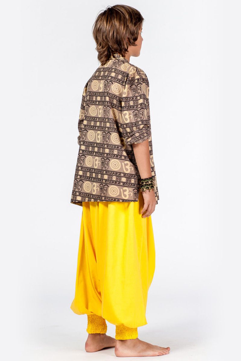 Жёлтые детские штаны Летнее настроение