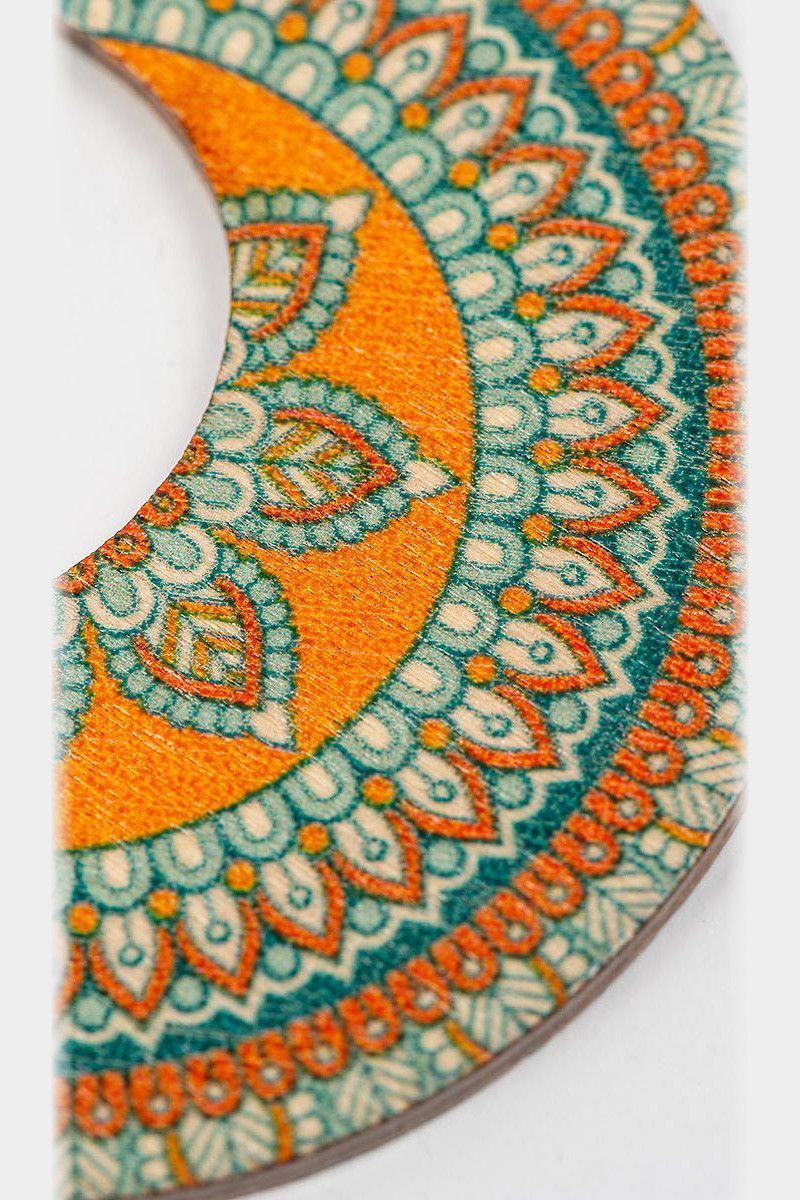 Бохо серьги с узором Ашлеша