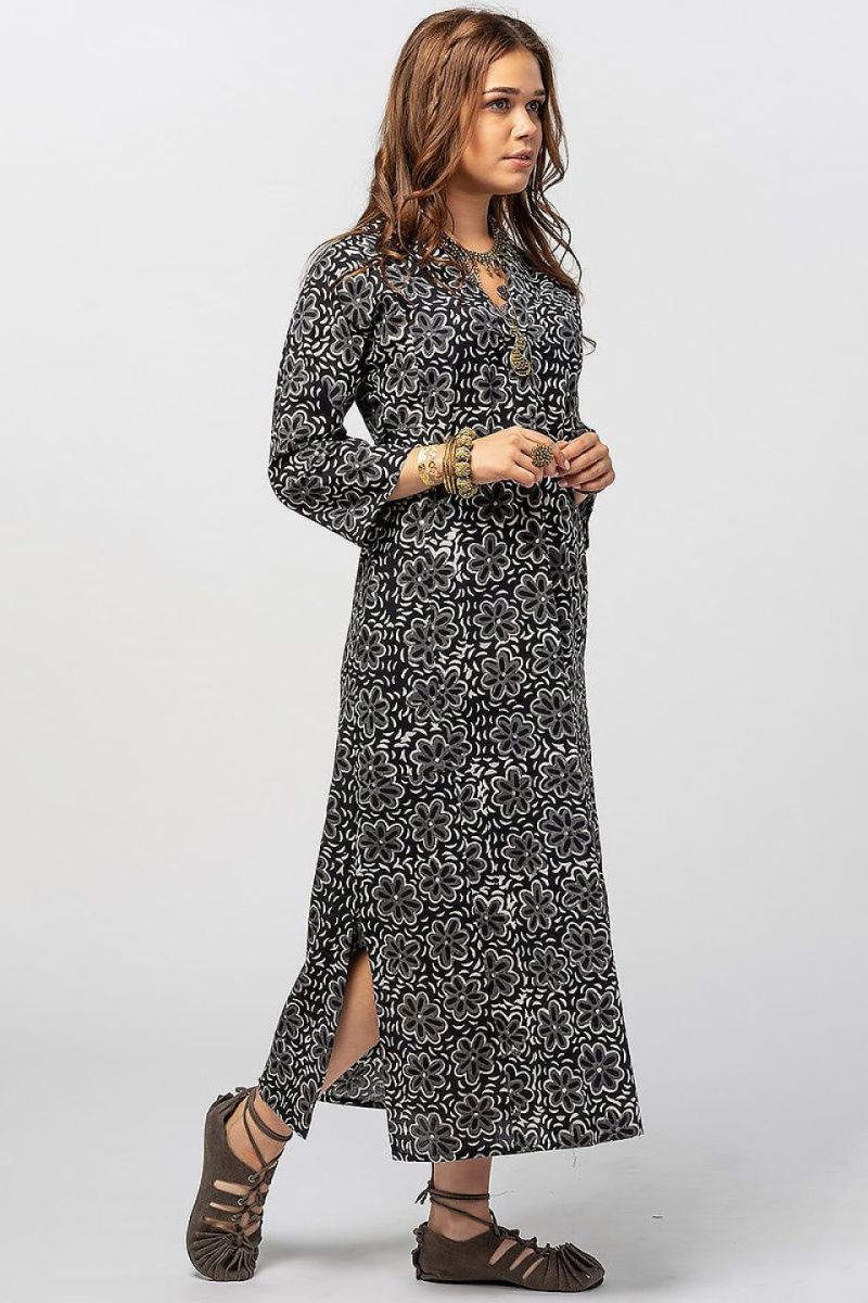 Летнее цветочное платье Неккар