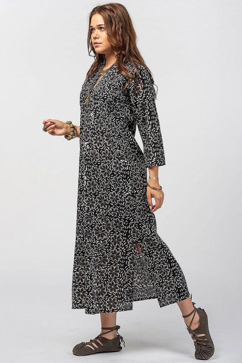 Летнее цветочное платье Неккар