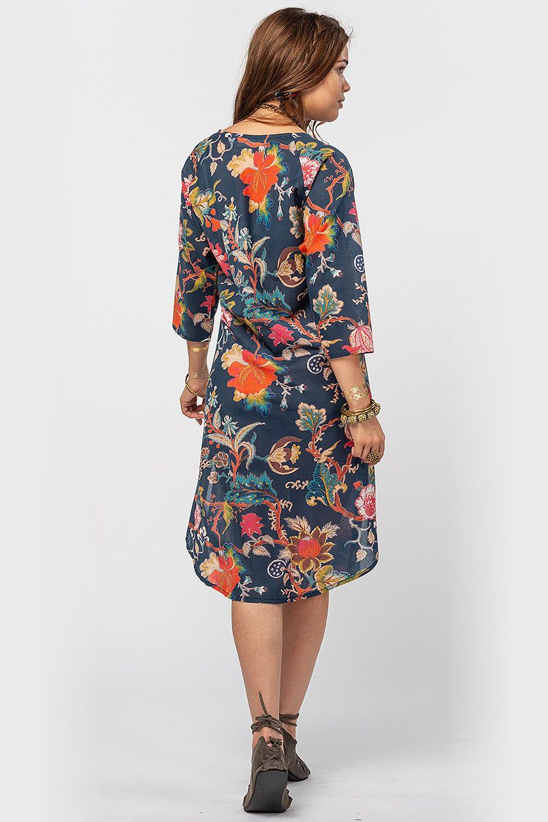 Платье с цветочным принтом Мебсута