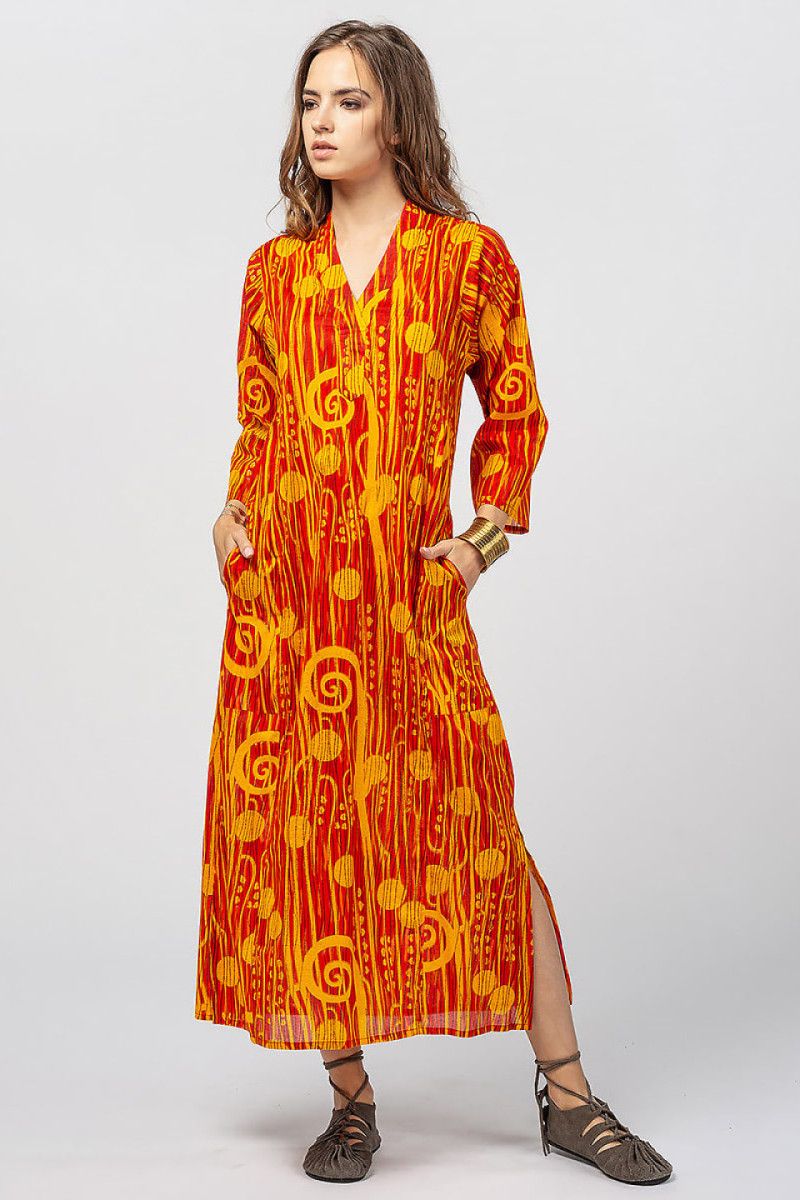 Оранжевое платье Мирах