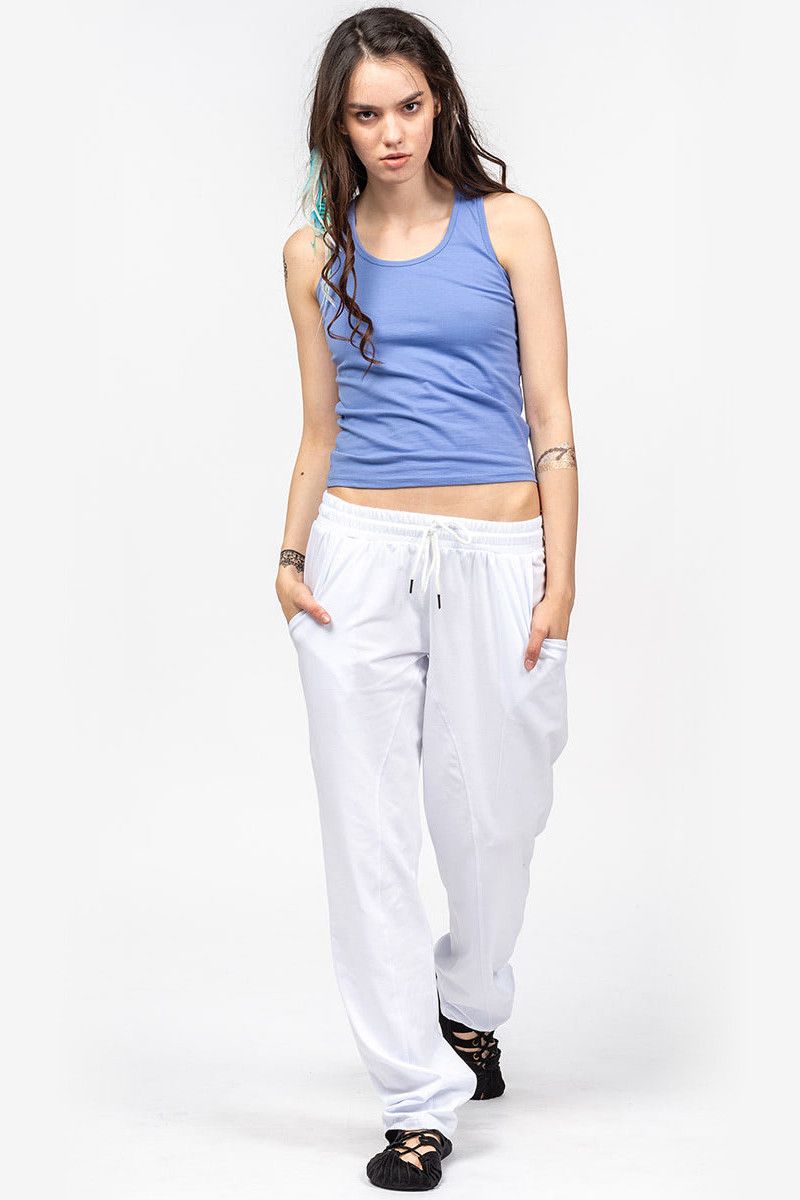 Белые йога штаны Даваллия