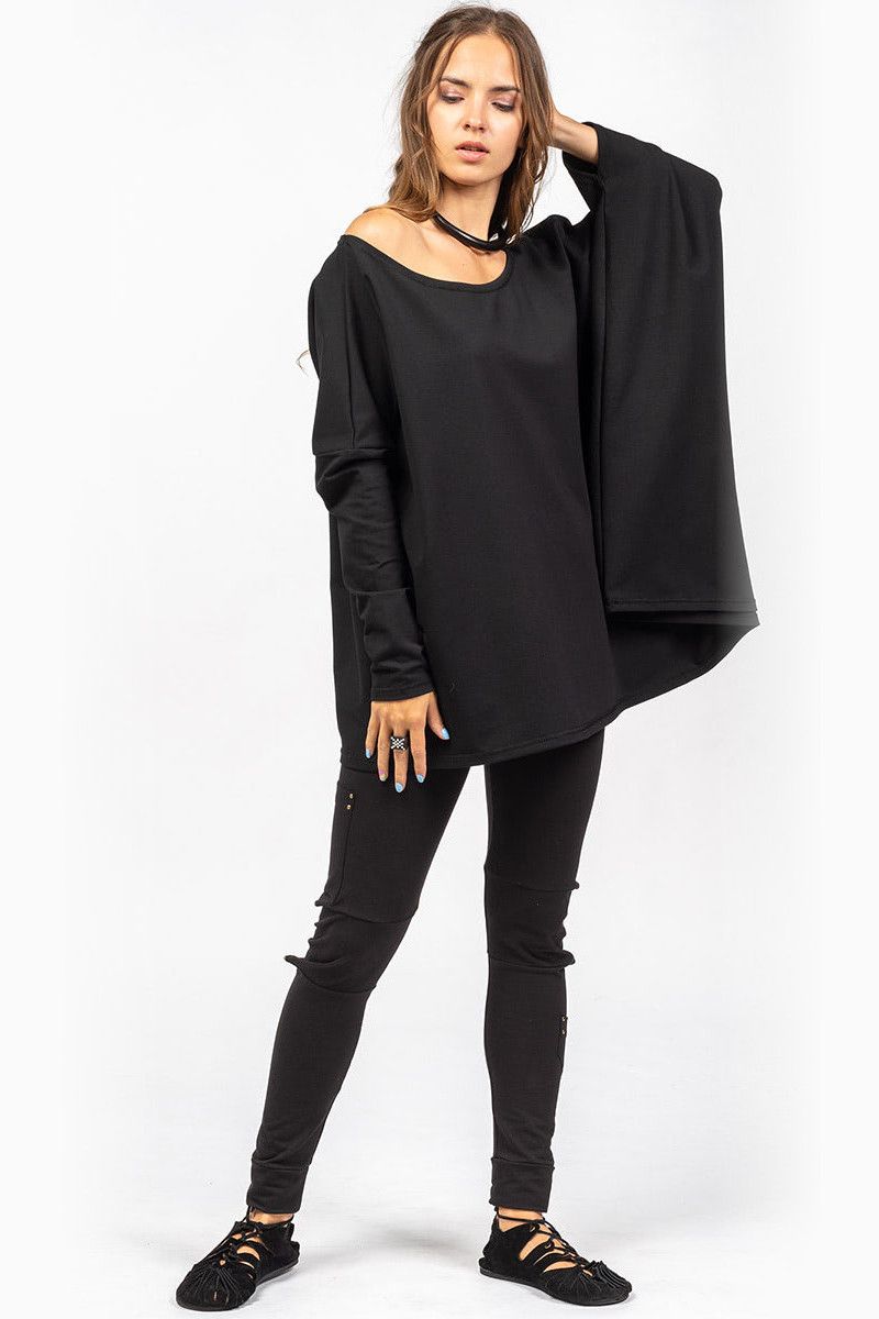 Кофта черная Сампати