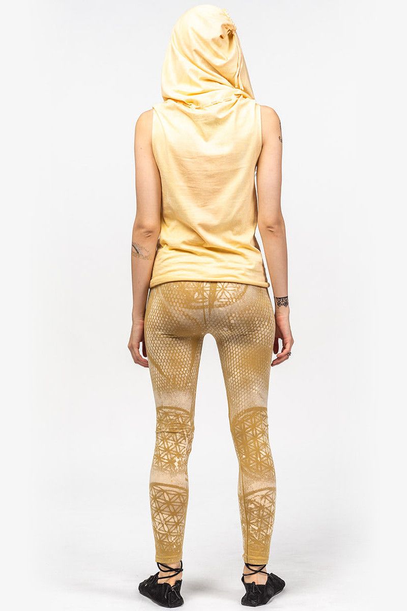 Леггинсы с принтом Цветок жизни