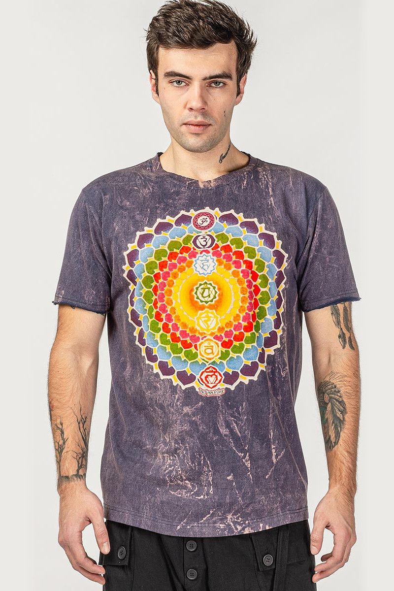 Мужская этническая футболка Ашока