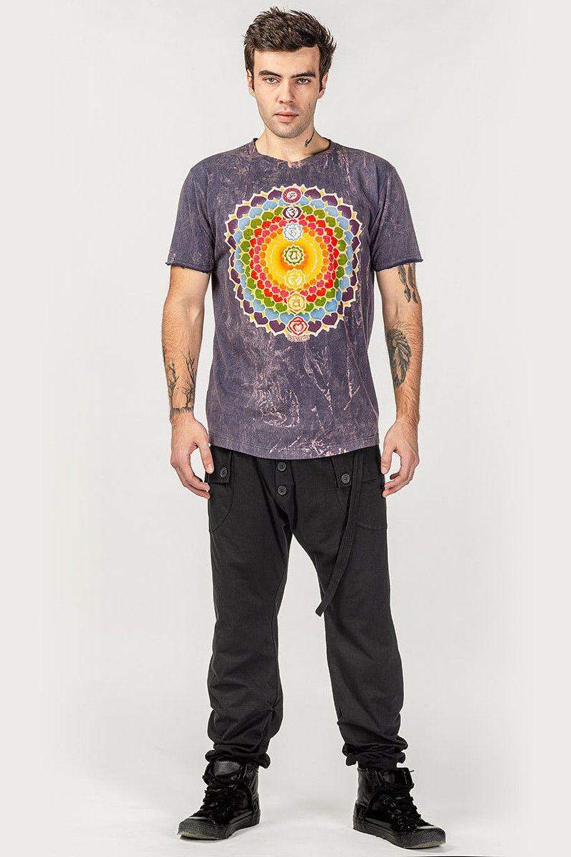 Мужская этническая футболка Ашока