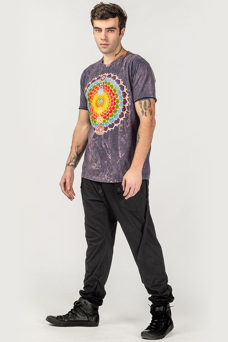 Мужская этническая футболка Ашока