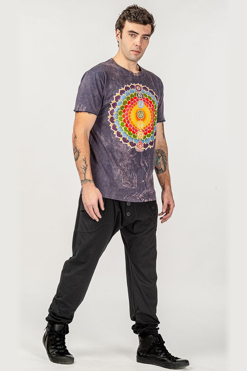 Мужская этническая футболка Ашока