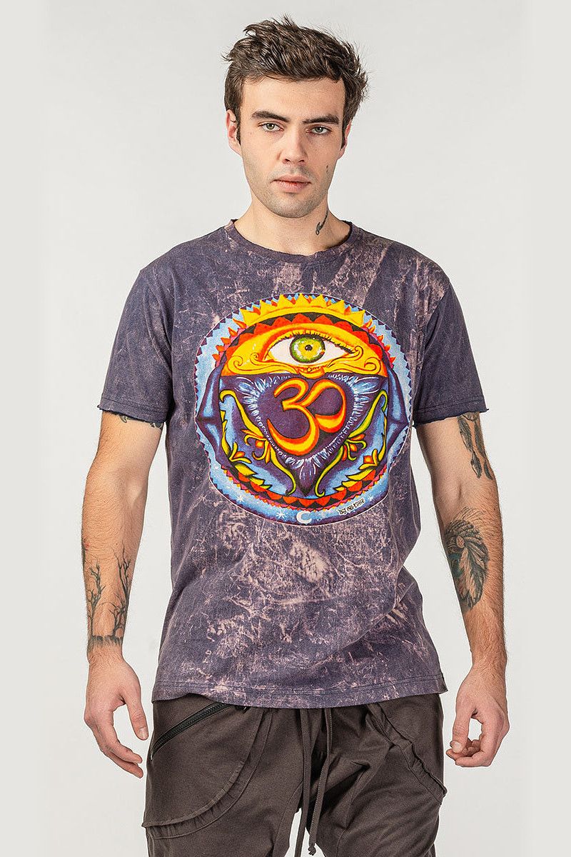 Этническая летняя футболка Око