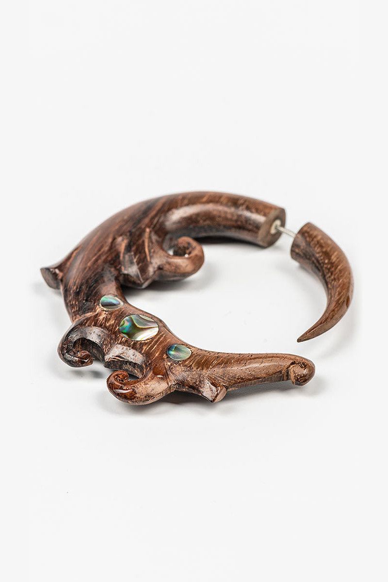 Серьги из дерева Лудхиана