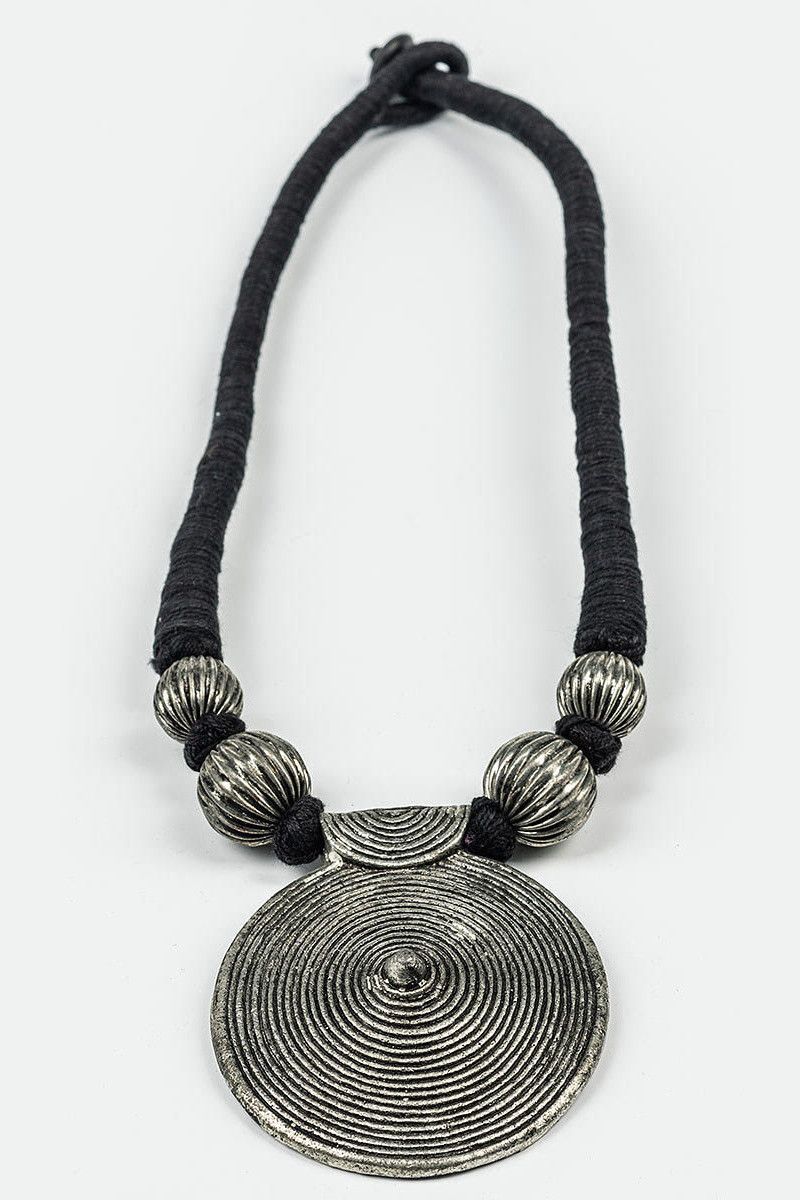 Массивное плетеное колье Джадол